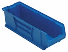 Quantum Storage Bin New Blue Polypropylene 23-7/8x8-1/4x7" 6/Ca