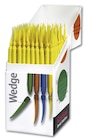 Wedge Wands - navulling - Navulling, 100 stuks x-small, geel