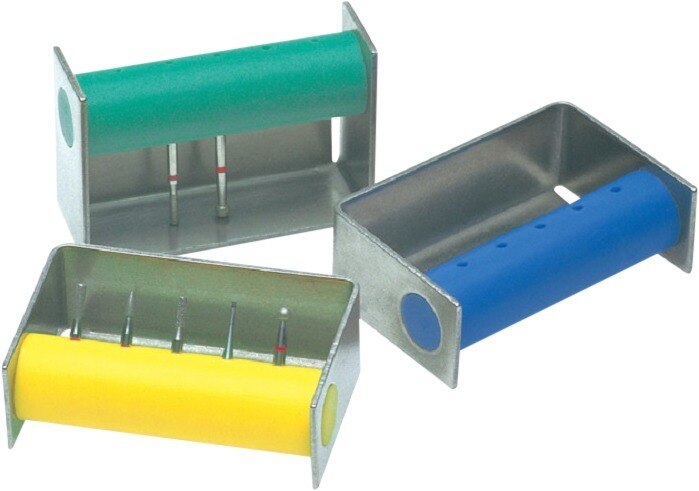 Borenstandaard Bur dispenser color - 5 FG, geel