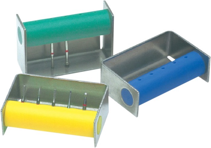 Borenstandaard Bur dispenser color - 5 FG, geel