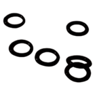 Standard Impression Syringe O-Rings Refill 6/Pk