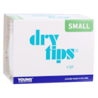 Dry Tips Cotton Roll Substitute White Small 50/Bx