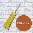 AcuNeedle Hypodermic Needle 30gx1/2" Conventional 100/Bx
