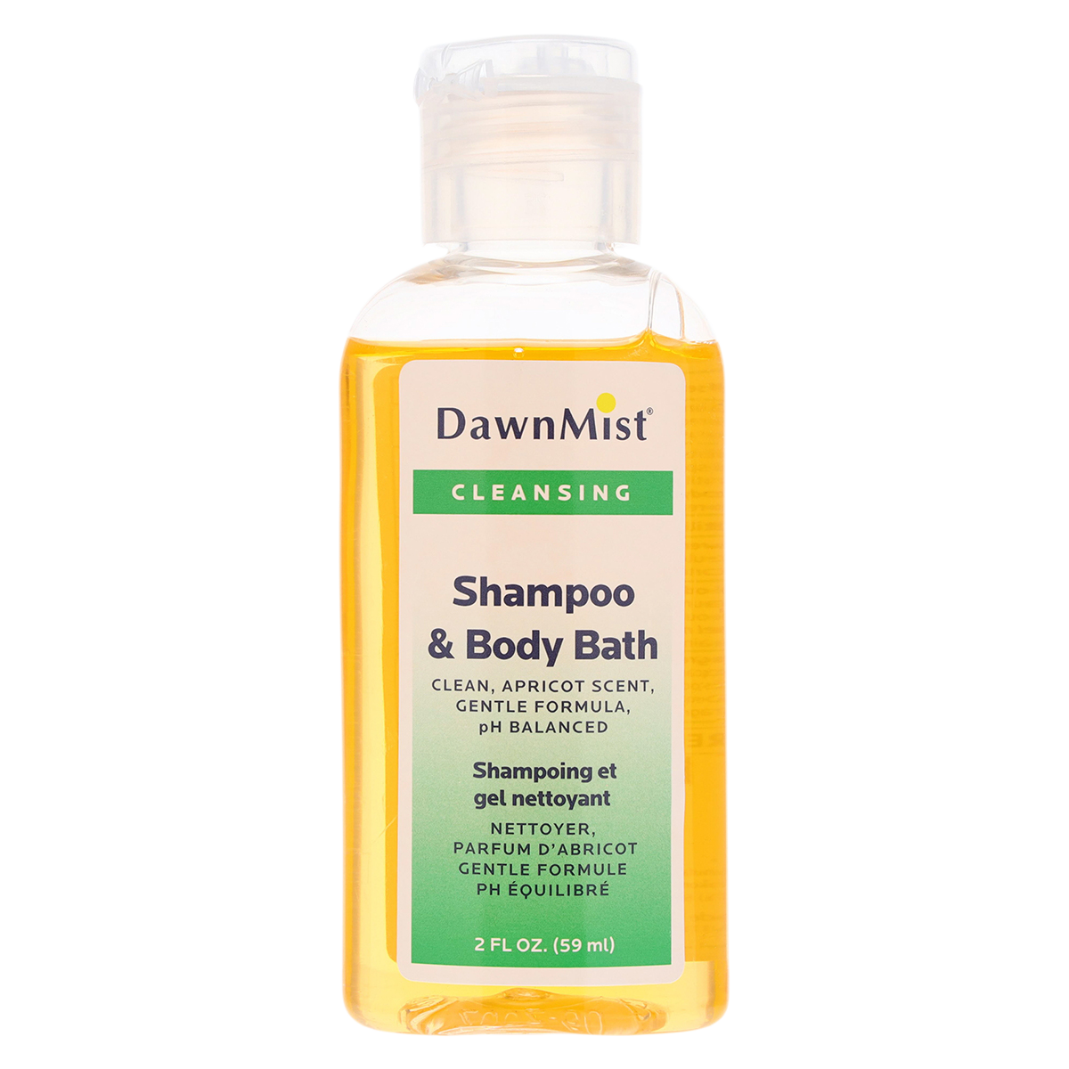 DawnMist Tearless Shampoo/Wash 2oz Apricot 144/Ca