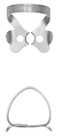 Cofferdamklem - Anterior met vleugels, 00, lower