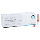 Trancodent Painless Steel Needle Plastic Hub 25 Gauge Short Red 100/Bx
