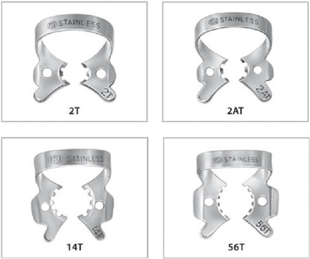 Fit Cofferdamklem Tiger premolaar met vleugels - 2AT