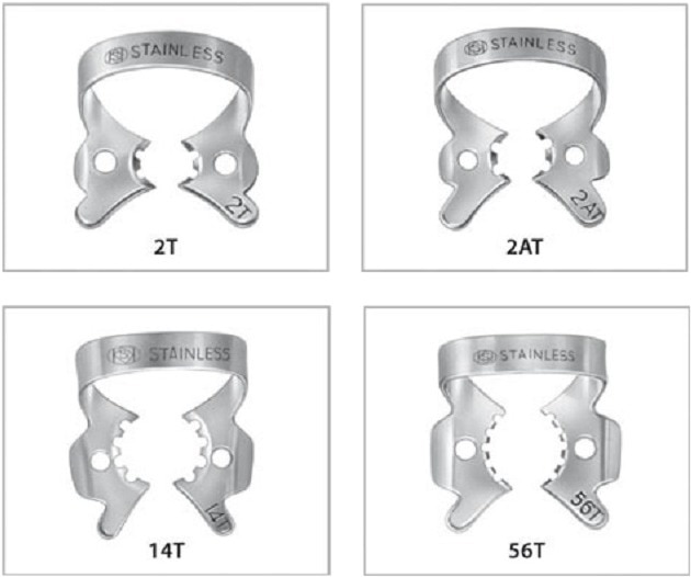 Fit Cofferdamklem Tiger premolaar met vleugels - 2AT