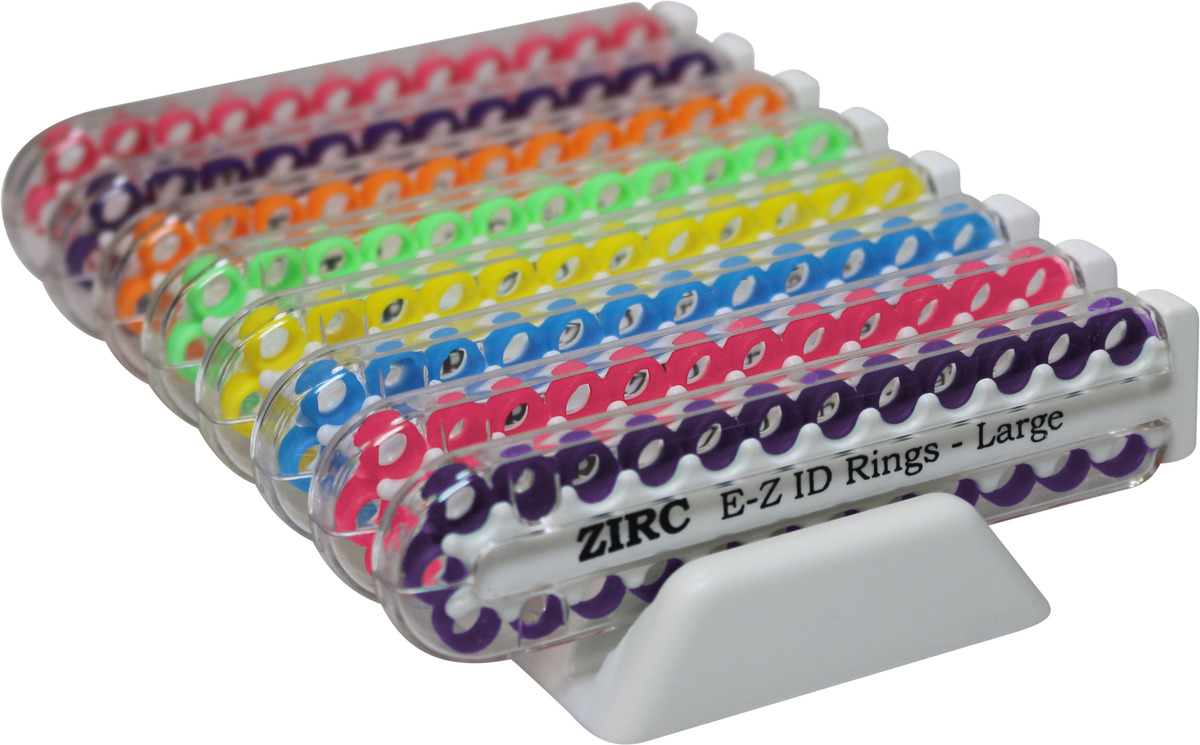 E-Z ID markeringsringen Large Ø 6 mm - assortiment Vibrant - Neon, 70Z210