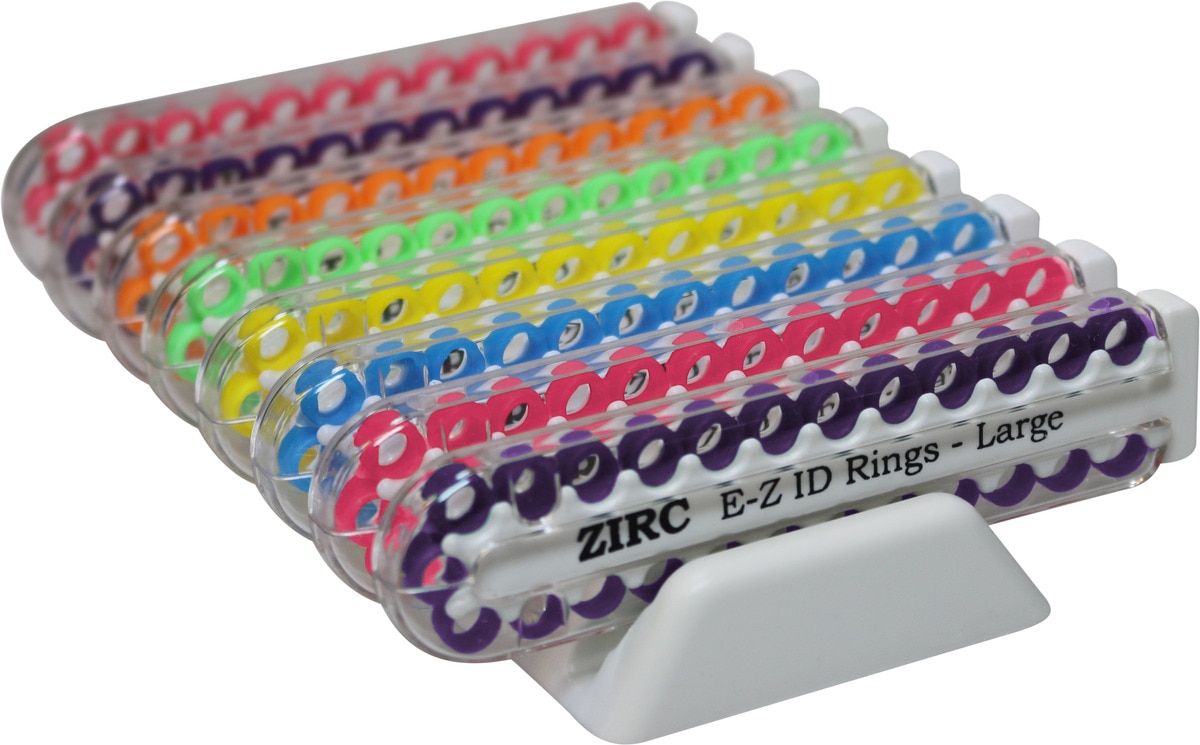 E-Z ID markeringsringen Large Ø 6 mm - assortiment Vibrant - Neon, 70Z210