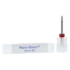 RazorSharp Tungsten Carbide 2 Flute Ball End Milling Bur 2.5mm Ea