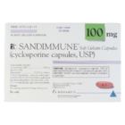 Sandimmune Capsules 100mg Bottle 30/Bottle