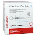 Ultra Safety Plus Twist XL Self Aspirating Syringe 27 Gauge Short Orange 100/Bx