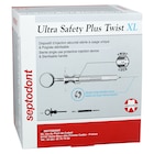 Ultra Safety Plus Twist XL Self Aspirating Syringe 30 Gauge Short Blue 100/Bx