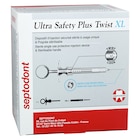 Ultra Safety Plus Twist XL Self Aspirating Syringe 30Ga Extra Short Prpl 100/Bx