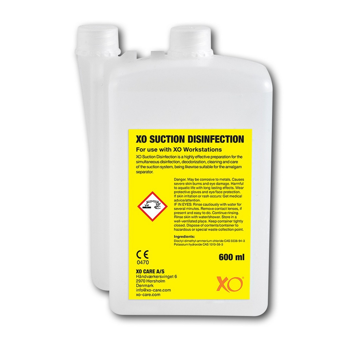 XO Suction Disinfection - Verpakking, 6x 600 ml