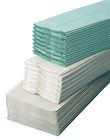 Handdoek ECO - 25 x 23 cm, Z-fold ongekleurd 5000 stuks