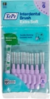 Tepe Interdentale ragers extra soft - standaardverpakking - Lichtpaars - groot, Ø 1,1 mm, 8 stuks