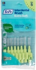 Tepe Interdentale ragers extra soft - standaardverpakking - Lichtgroen - medium, Ø 0,8 mm, 8 stuks