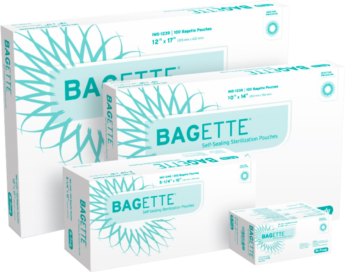 Bagette selfseal sterilisatiezakjes - Afmeting 89 x 229 mm, 200 stuks