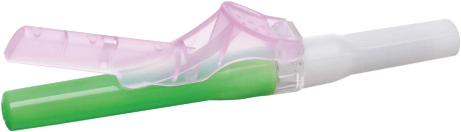 Vacutainer® Eclipse veiligheidsnaald - zwart, 22G 0,7 x 32mm, per 48 stuks