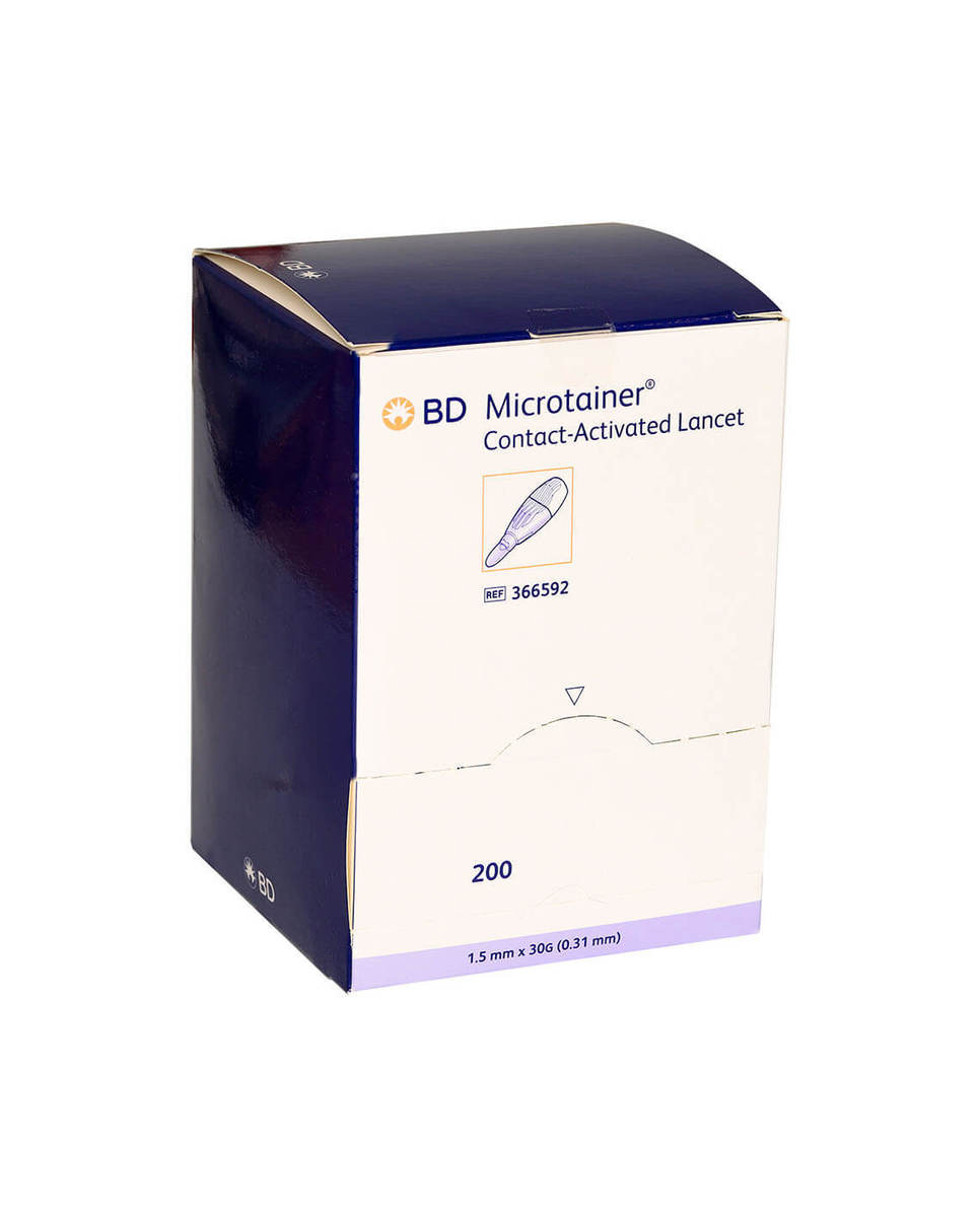 Microtainer lancetten - G30, 200 stuks