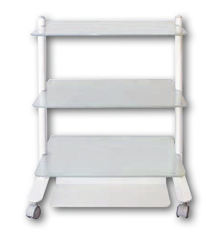 Cart - 79 x 66 x 56 cmInclusief 3 glazen bladen, 60 x 50 cm. F27125