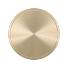 Knock Out Disk Brass Flask Accessory Ea