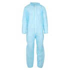 Staff Coverall Spunbonded Polypropylene X-Large Blue 5/Bg