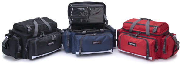 3800 Medical Bag 23x15x11" Red Zipper Closure 2 Handles