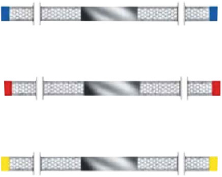 Diamant Strips 3,75 mm met honingraat design - assortiment - WS 37 A 000, 15 stuks