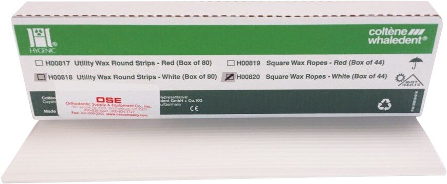Hygenic Utility waxstrips - Wit, 3/16 80 stuks