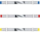 Diamant Strips 2,5 mm met honingraat design - assortiment - WS 25 A 000, 15 stuks