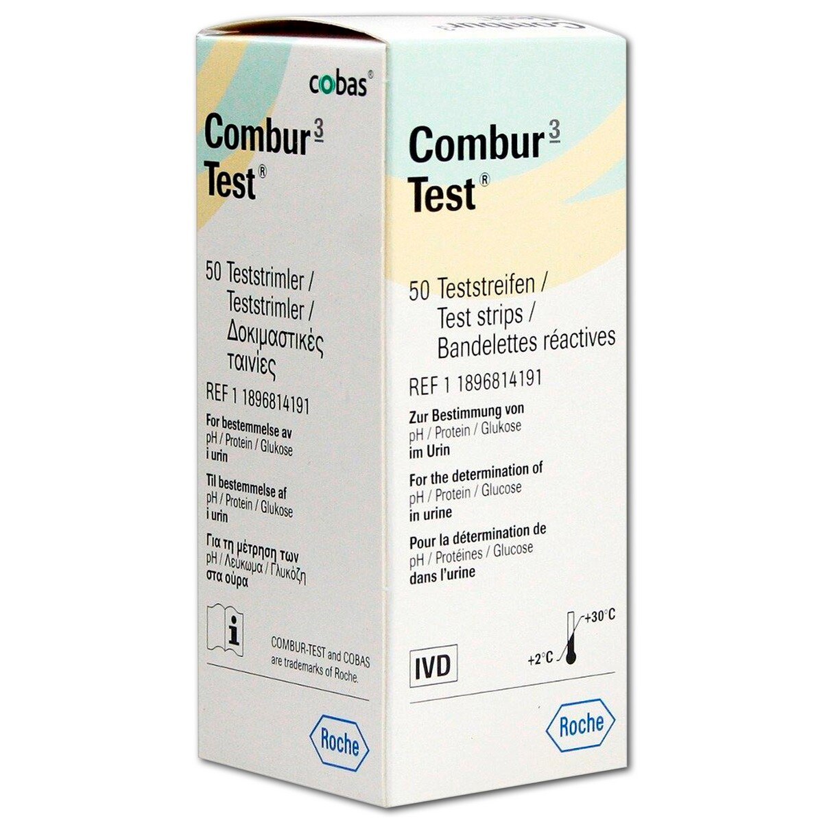 Combur 3 - 50 stuks