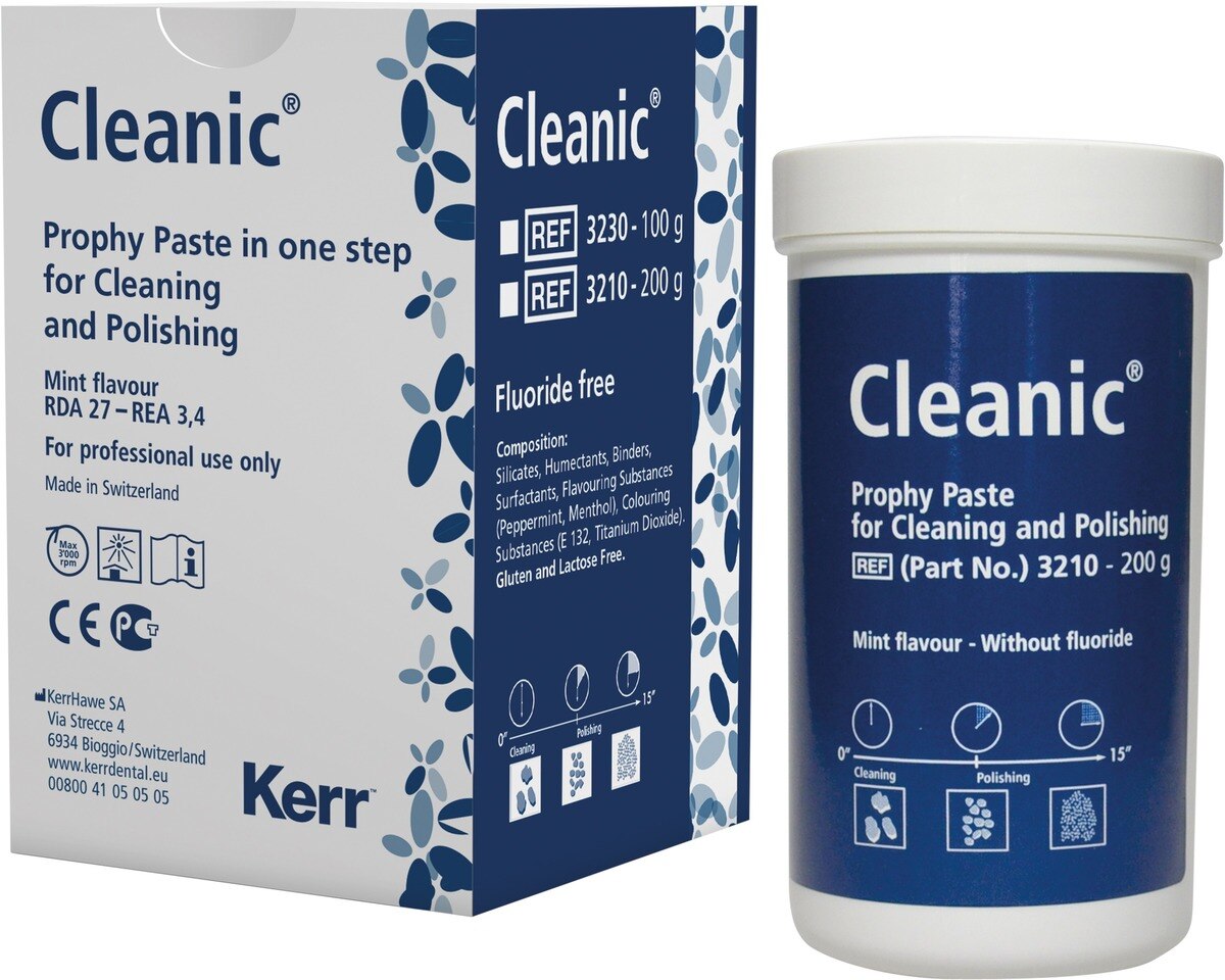 Cleanic Prophy Paste - Pot 200 g, zonder fluoride