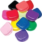 Retainer box glitter laag - assortiment - 2020-170, 12 stuks