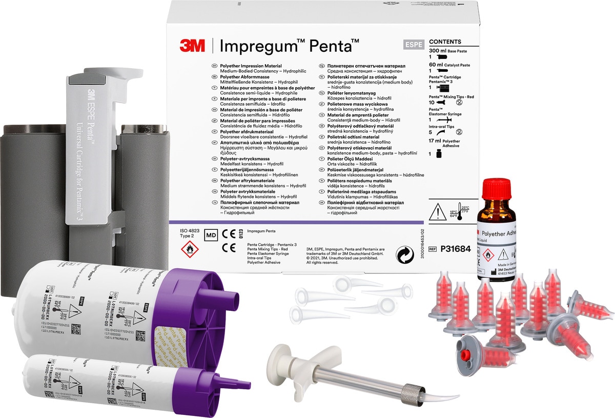 Impregum Penta voor Pentamix 3 - Introkit - Complete set