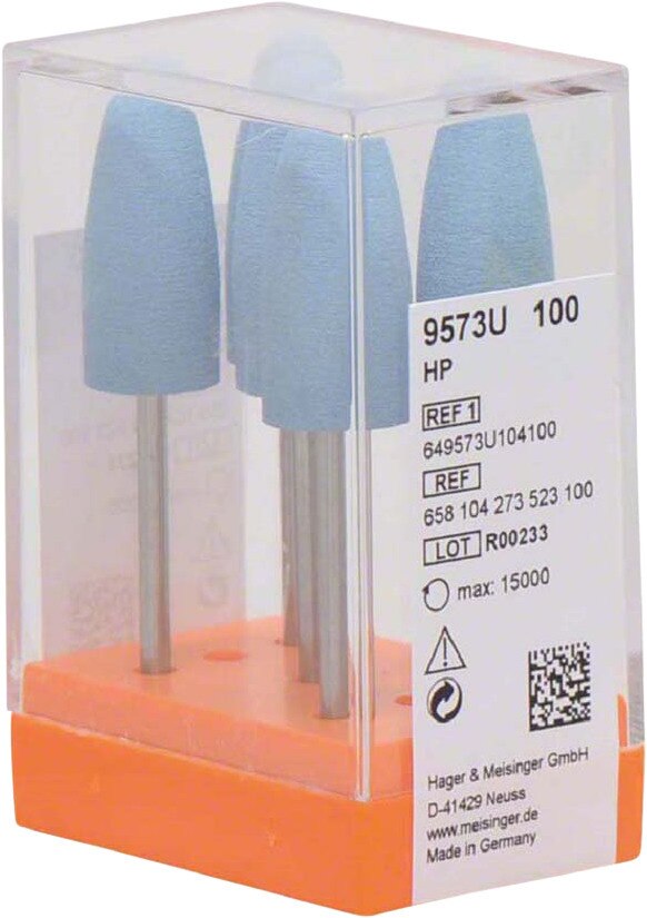 Polijstrubber blauw HP - 9573U, ISO 100 - 5 stuks