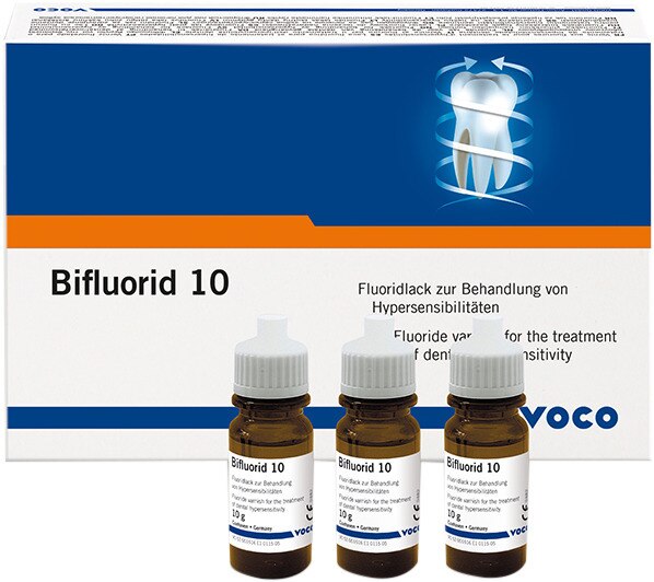 Bifluorid 10 - Set 3x 4 gram & toebehoren