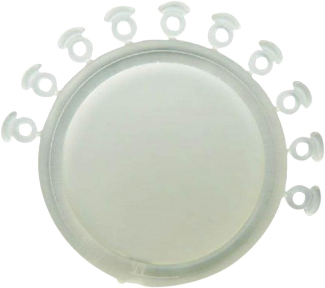 AlastiK Ligature with guard - Silver - 406-429, 10x 10 modules
