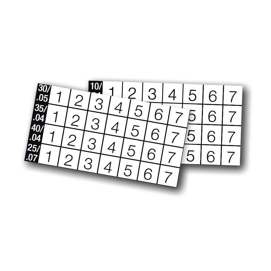 Mtwo controlestickers - Verpakking, 16 stuks