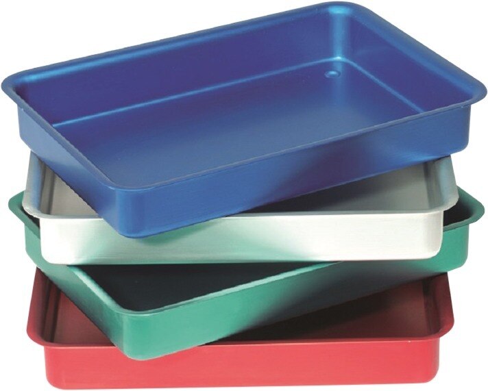 Aluminium tub, 33,5 x 23,5 x 5,2 cm - Zilver