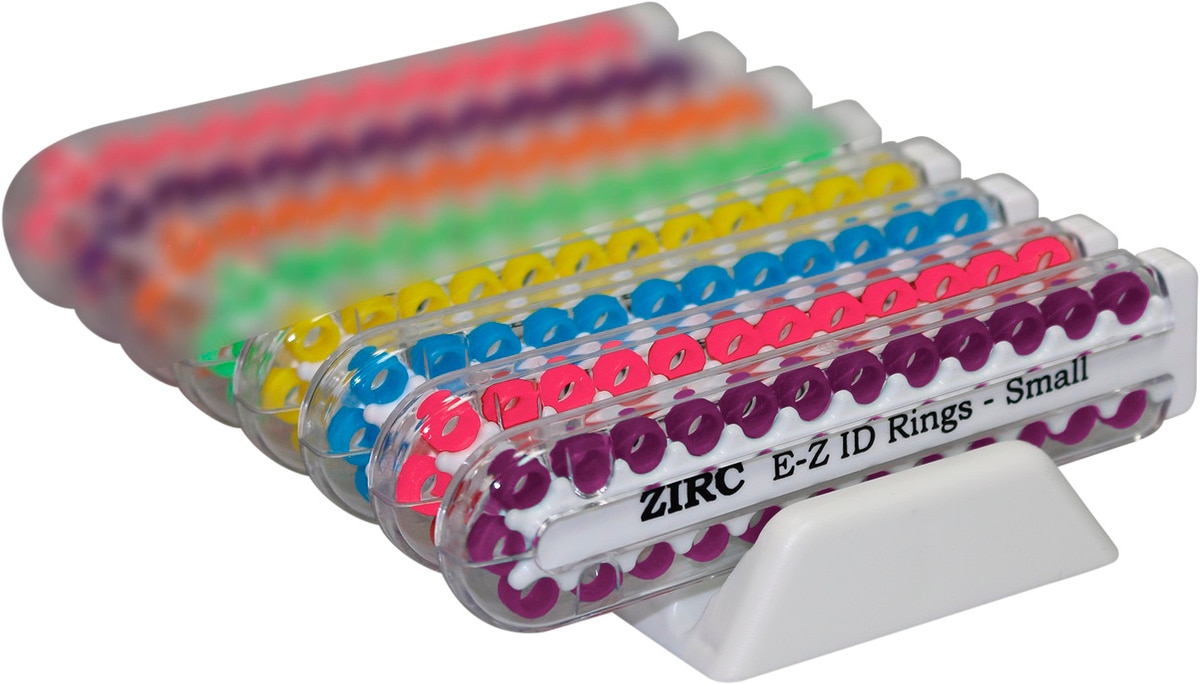 E-Z ID markeringsringen Small Ø 3 mm - assortiment Vibrant - Neon, 70Z110