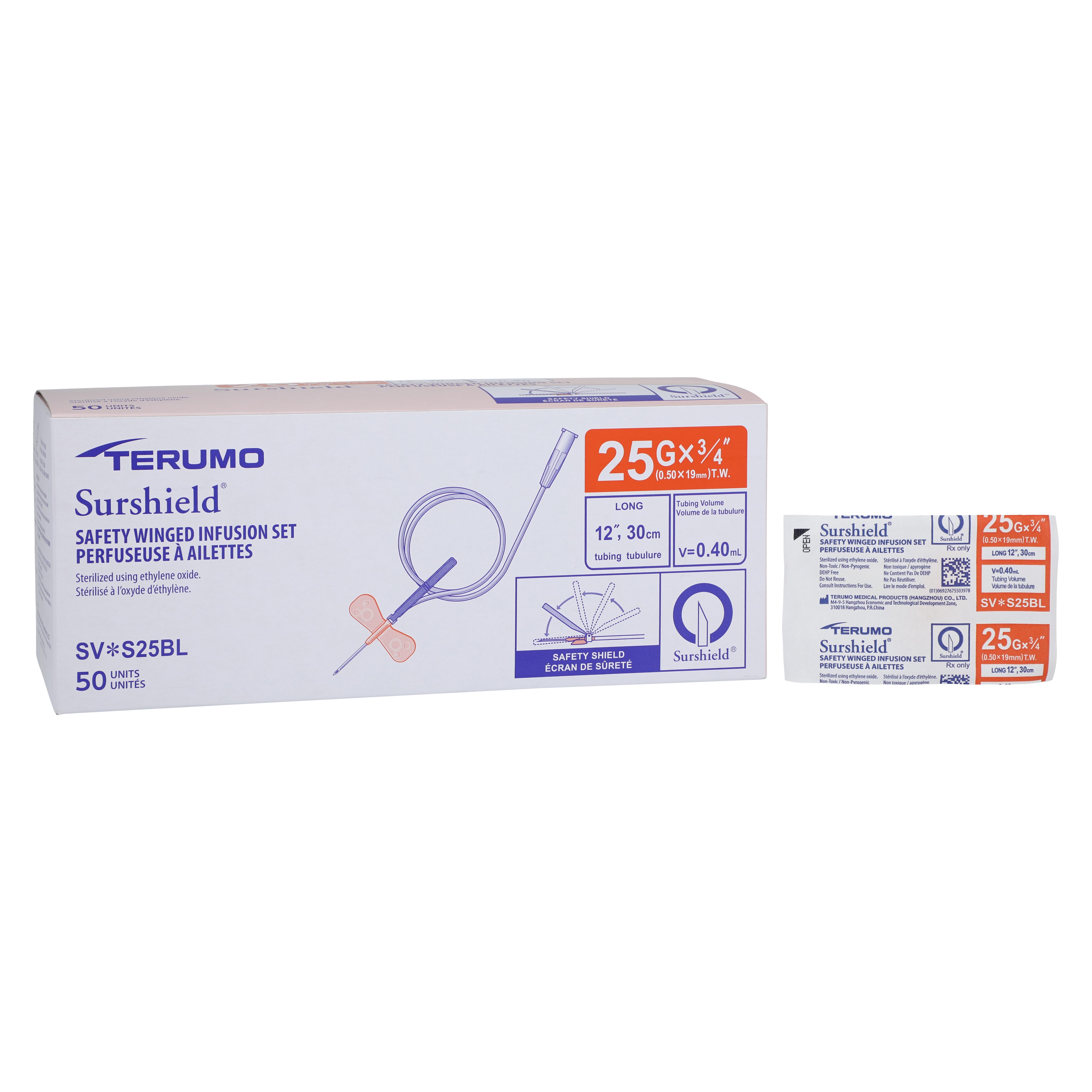 Infusion Set 25gx3/4" 12" 50/Bx