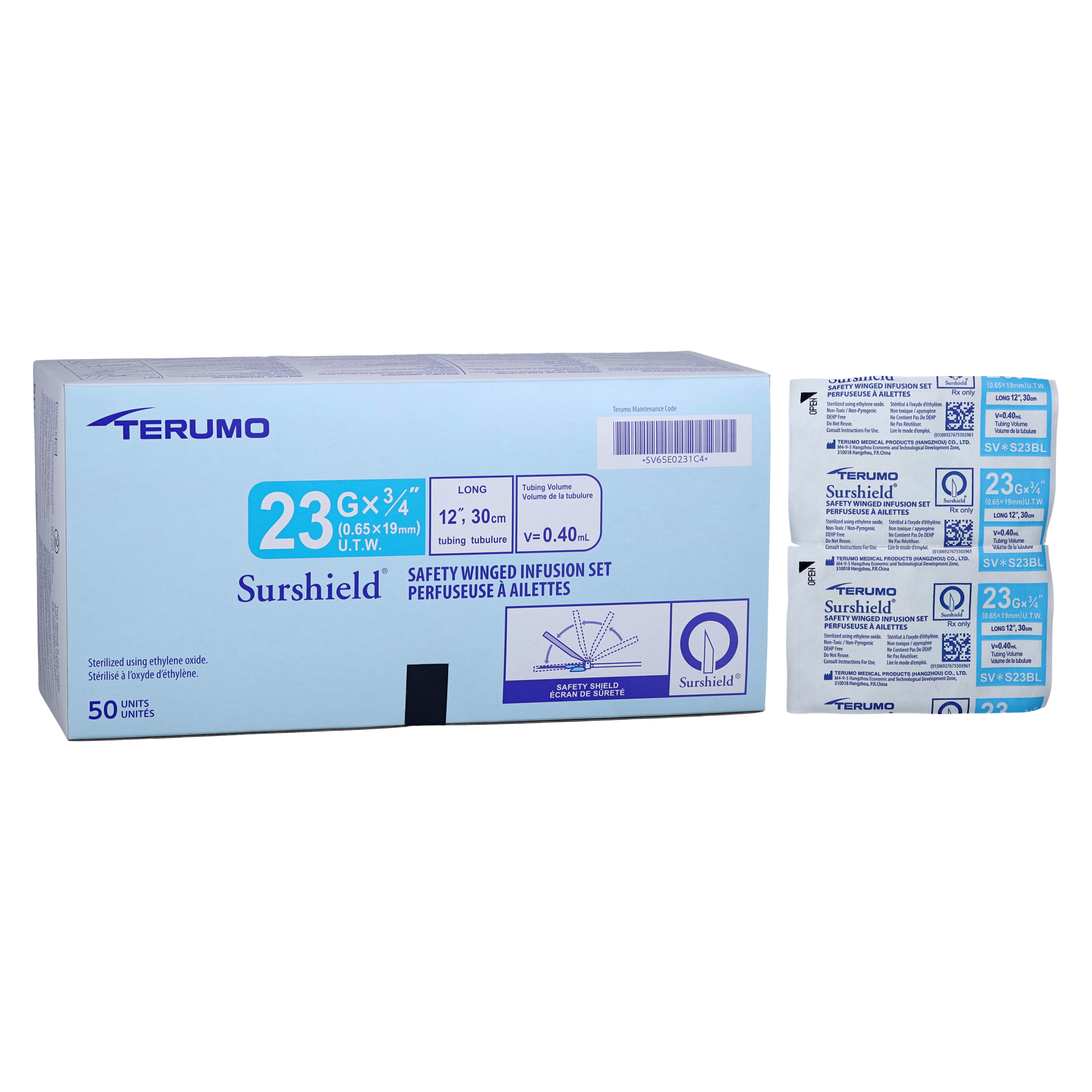 Infusion Set 23gx3/4" 12" 50/Bx