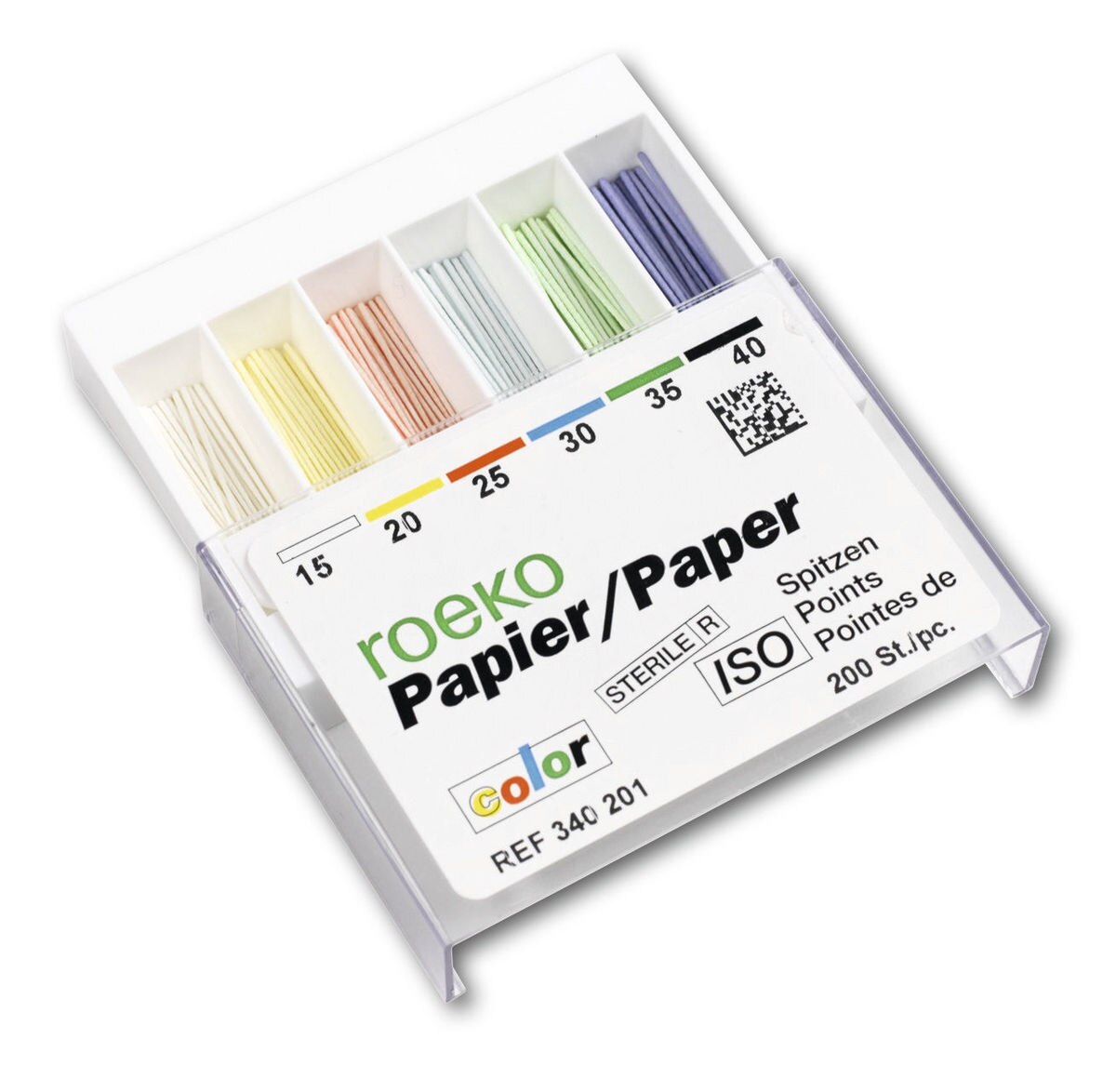 Roeko Paper Points Color - 35, 200 stuks
