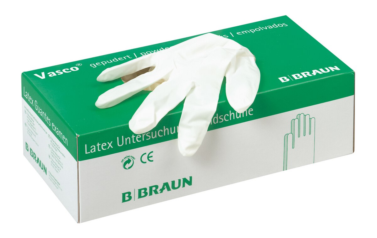 Vasco Powdered latex handschoen - S per 100 stuks