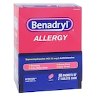 Benadryl Allergy Oral Ultratabs 25mg 60x2/Bx