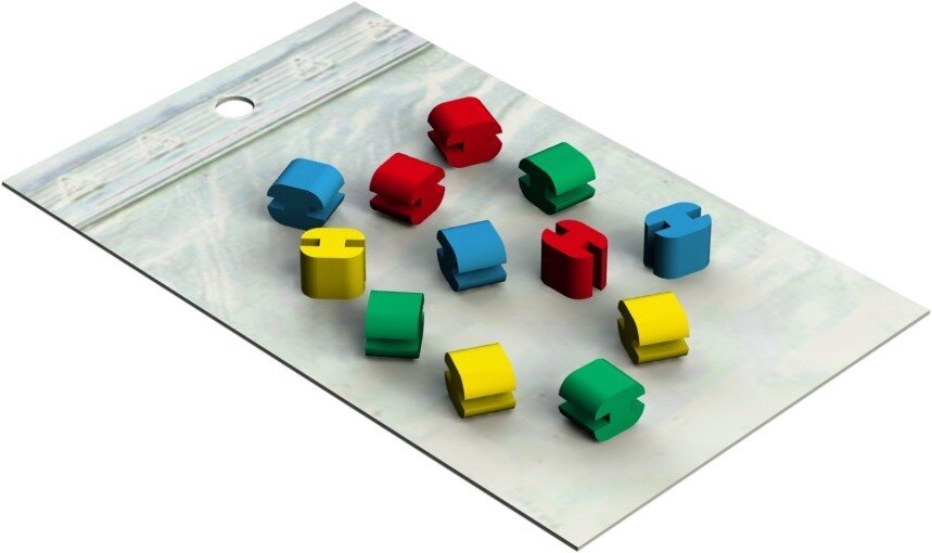 Sterimeter silicone cursor - Geel, 12 stuks