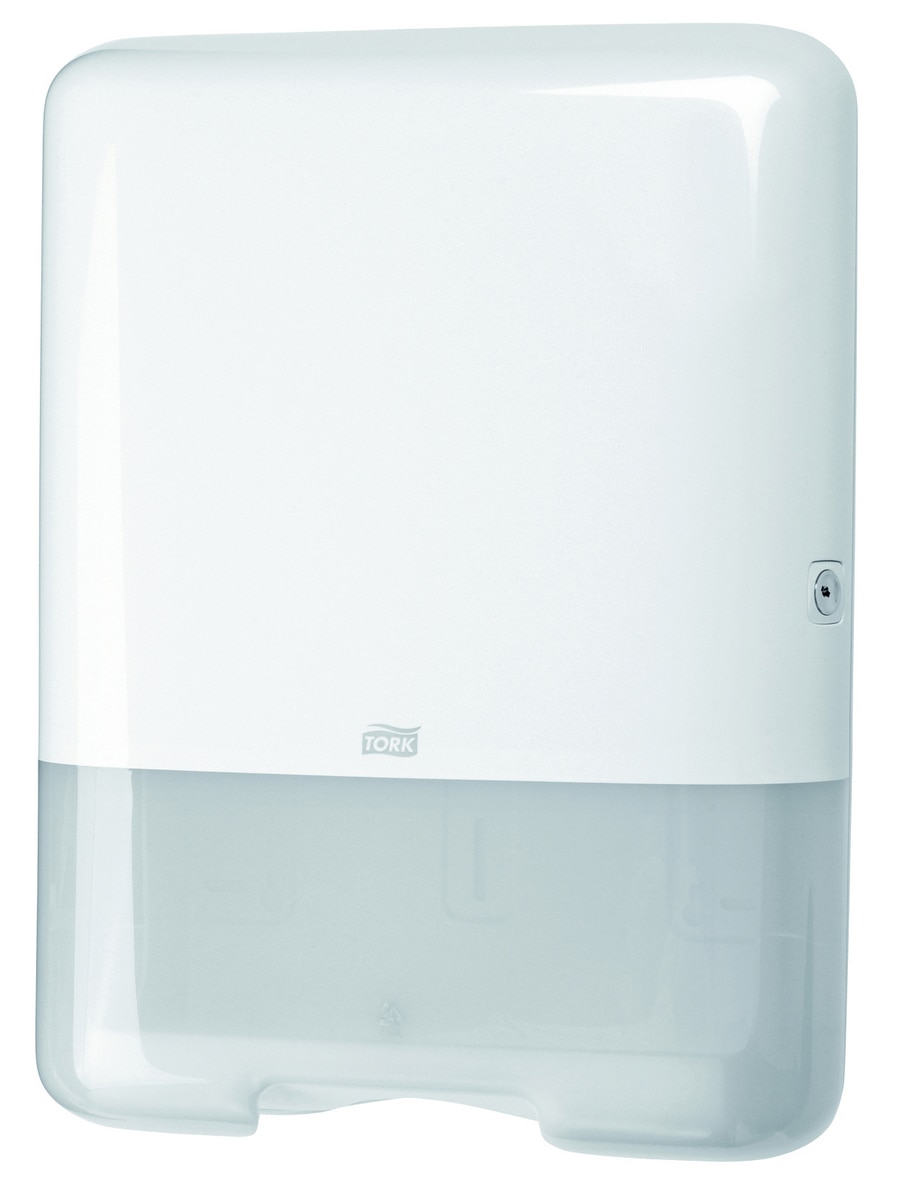Dispenser H3 Tork C-fold en ZZ-fold - wit (553000)